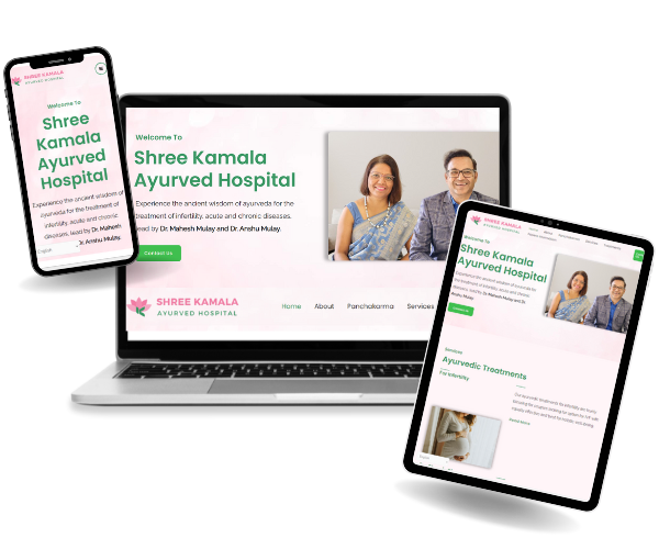 Website For Ayurvedic Hospital