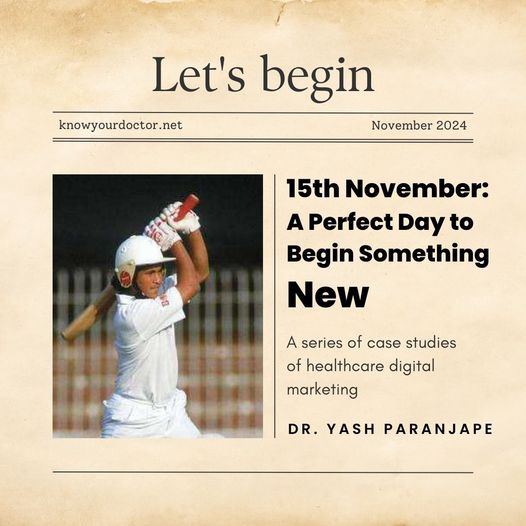 15th November A Perfect Day to Begin Something New