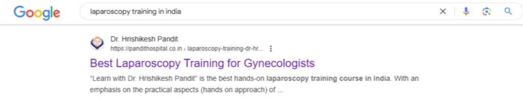 How We Streamlined Dr. Hrishikesh Pandit's Laparoscopy Training Program with a Dynamic Website!